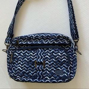 Lug Blue Waves Carousel Belt / Crossbody Bag RFID